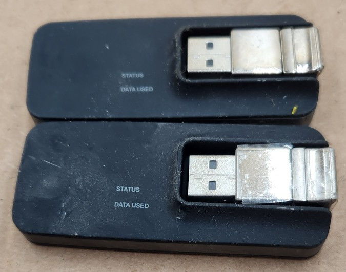 LOT OF 2 Verizon MIFI USB730L MC730 4G LTE MODEM WIRELESS