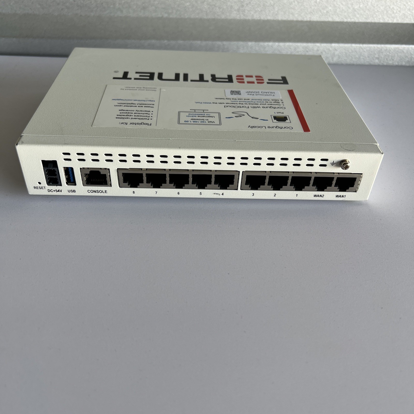 Fortinet Fortigate FG-60E POE Network Security Firewall without AC ADAPTER