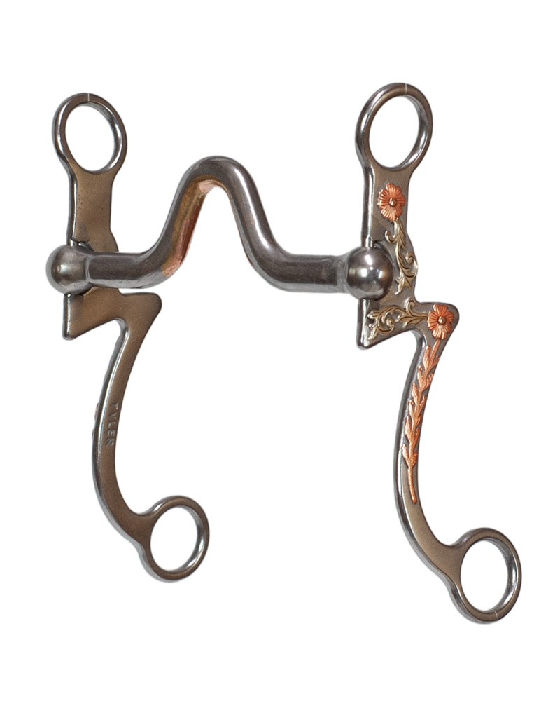 Tyler Copper Floral 7 Shank Port Bit