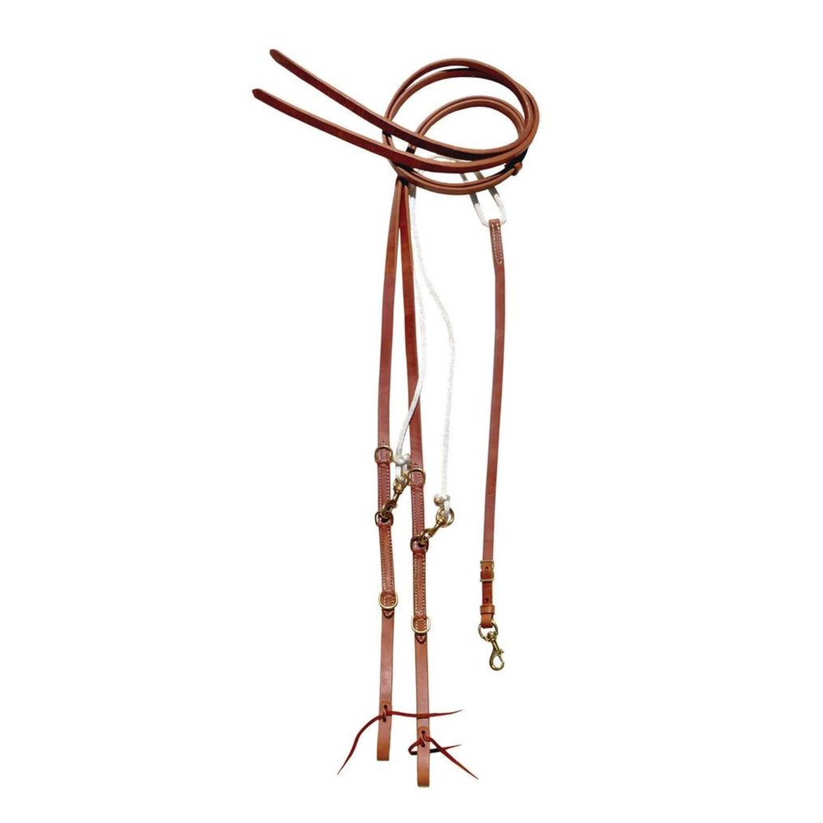 Berlin Custom Leather Hermann Oak German Martingale 5/8 x 8 Split Reins H845