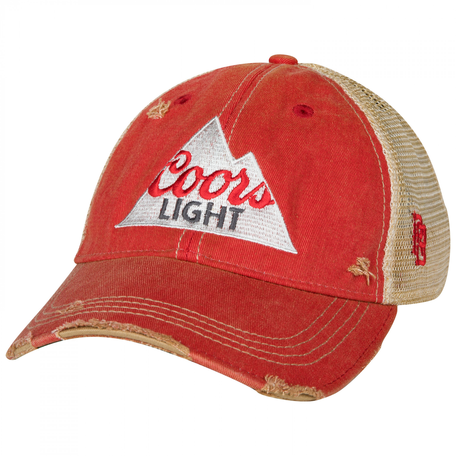 Coors Light Logo Red Colorway Trucker Hat Red