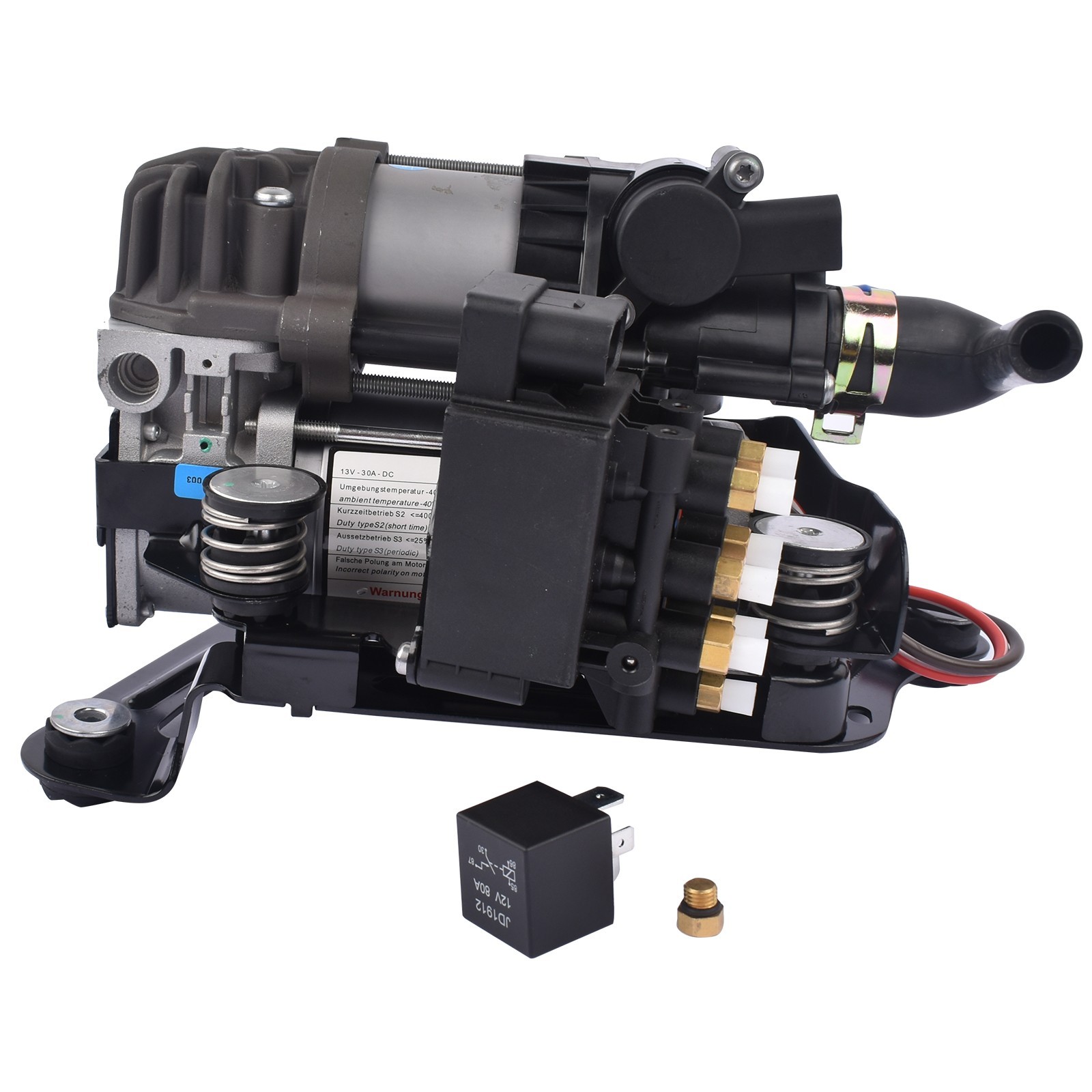 Air Suspension Compressor Pump with Valve Block for BMW G11 G12 740Li 750Li