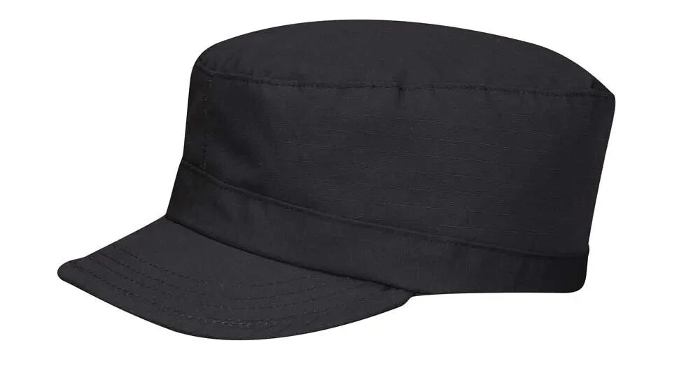 Propper BDU Patrol Caps, Lot of 4 Caps, Size Small  2 Black, 1 OD, 1 Urban