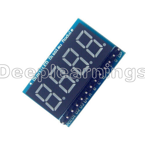 4-Digit 8 Paragraph LED Display Board Parallel Digital Tube Display Module