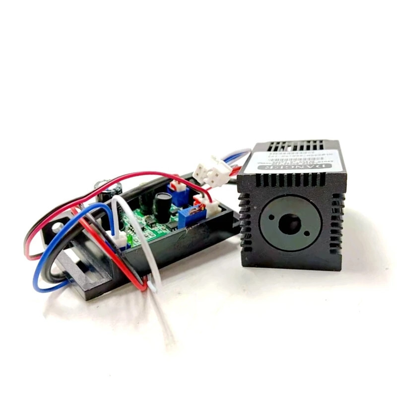 445nm 450nm 500mW 12V Blue Laser Diode Dot Module with Driver/ TTL + Fan Cooling