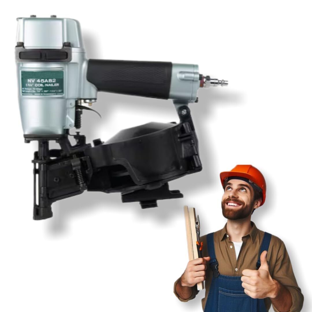 Fits METABO HPT NV45AB2 1-3/4 Inch 16° Coil Roofing Nailer - Installation of As