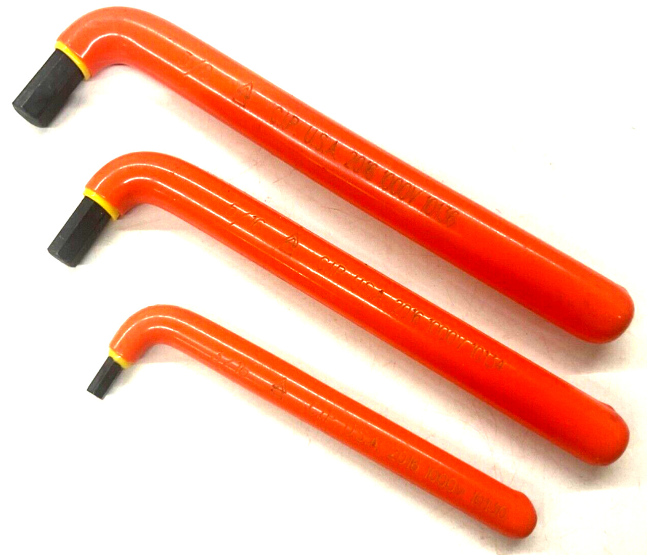 LOT of CIP CERTIFIED INSULATED PRODUCTS 1000V INSULATED HEX WRENCHES, USA