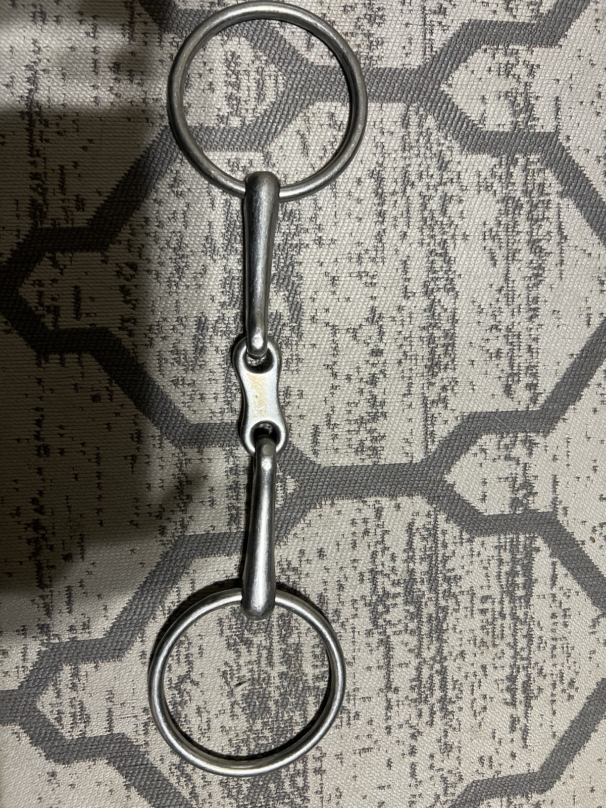 French Link loose Ring bit, 5 3/4, Ring size 3 inches