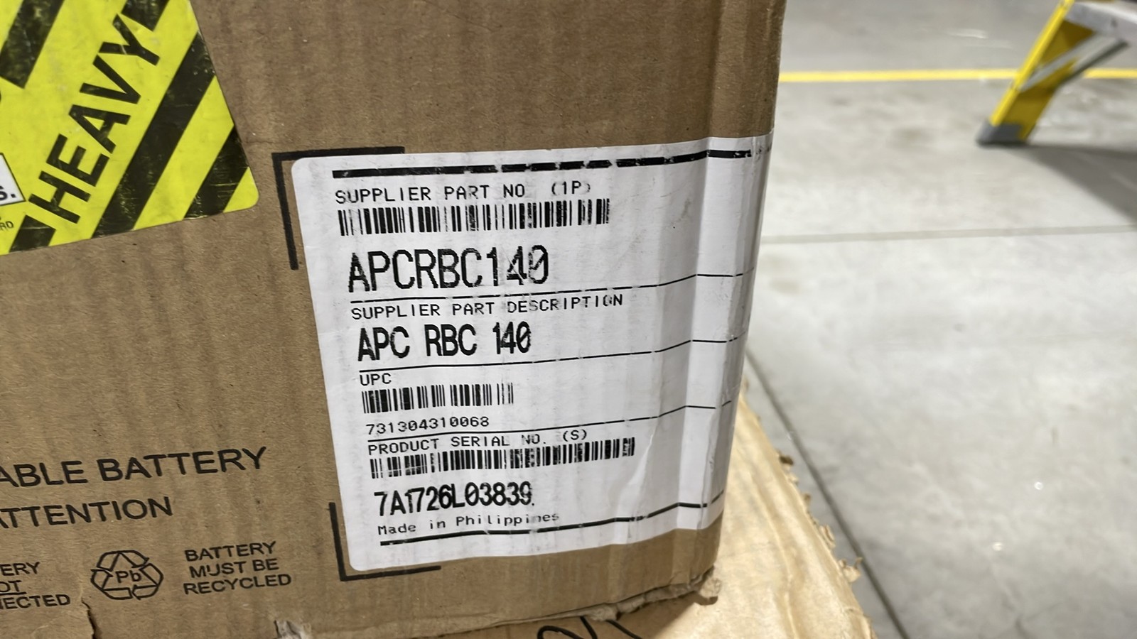 APC APCRBC140 Replacement Battery Cartridge UPS Battery Module Unit