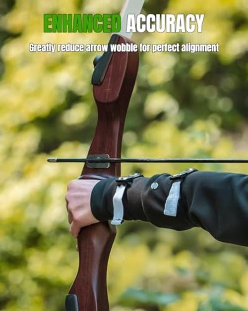 8 Pcs Recurve Bow Rests - Right Hand Archery Rest with Right Hand