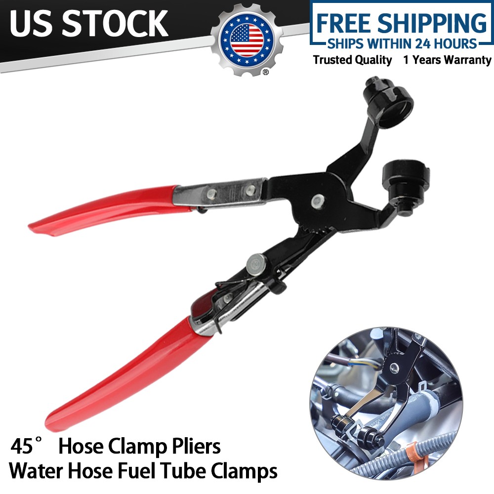 Auto Hose Clamp Plier Car Water Pipe Pliers Fuel Coolant Clip Swivel Jaw Locking