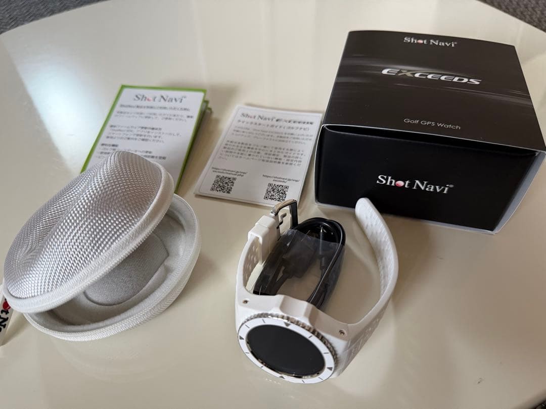 Shot Navi EXCEEDS GPS Golf Navigation White Used