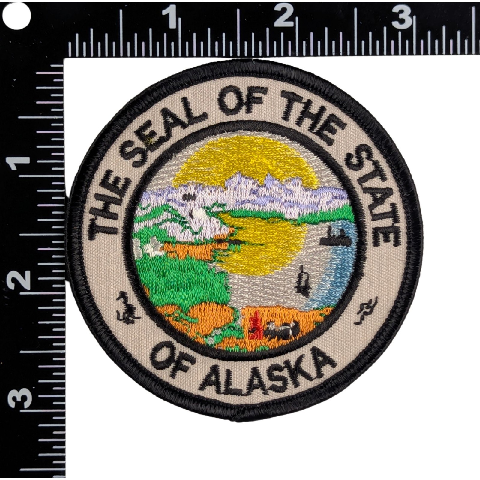 Alaska State Seal Embroidered Patch - Sew-On