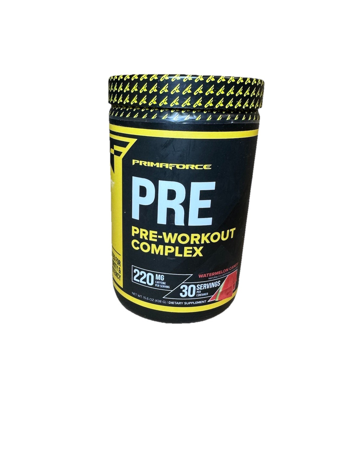 Primaforce Pre-Workout Complex Powder (30 Servings)  - Watermelon Candy Flavor