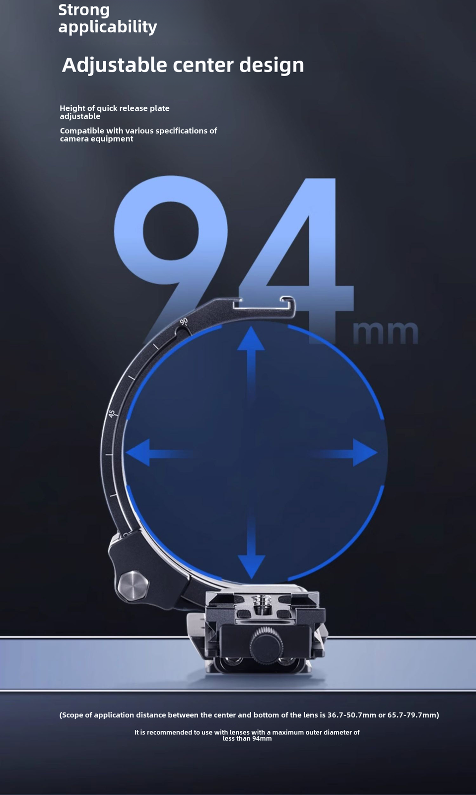 Benro QRB95DUAL Quick Rotating Bracket