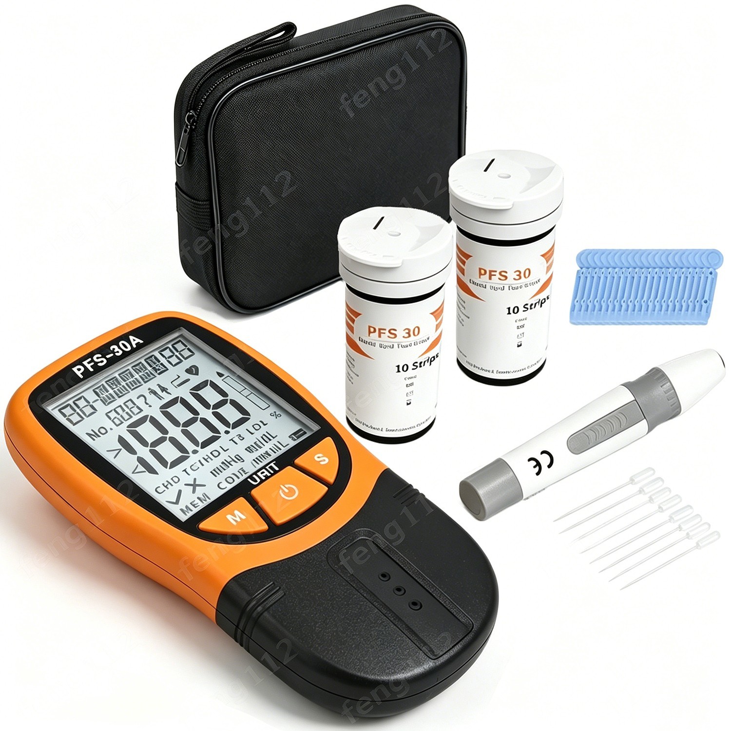URIT 5-in-1 Lipid Test Kit - Cholesterol & Triglycerides Tester with 20 Strips