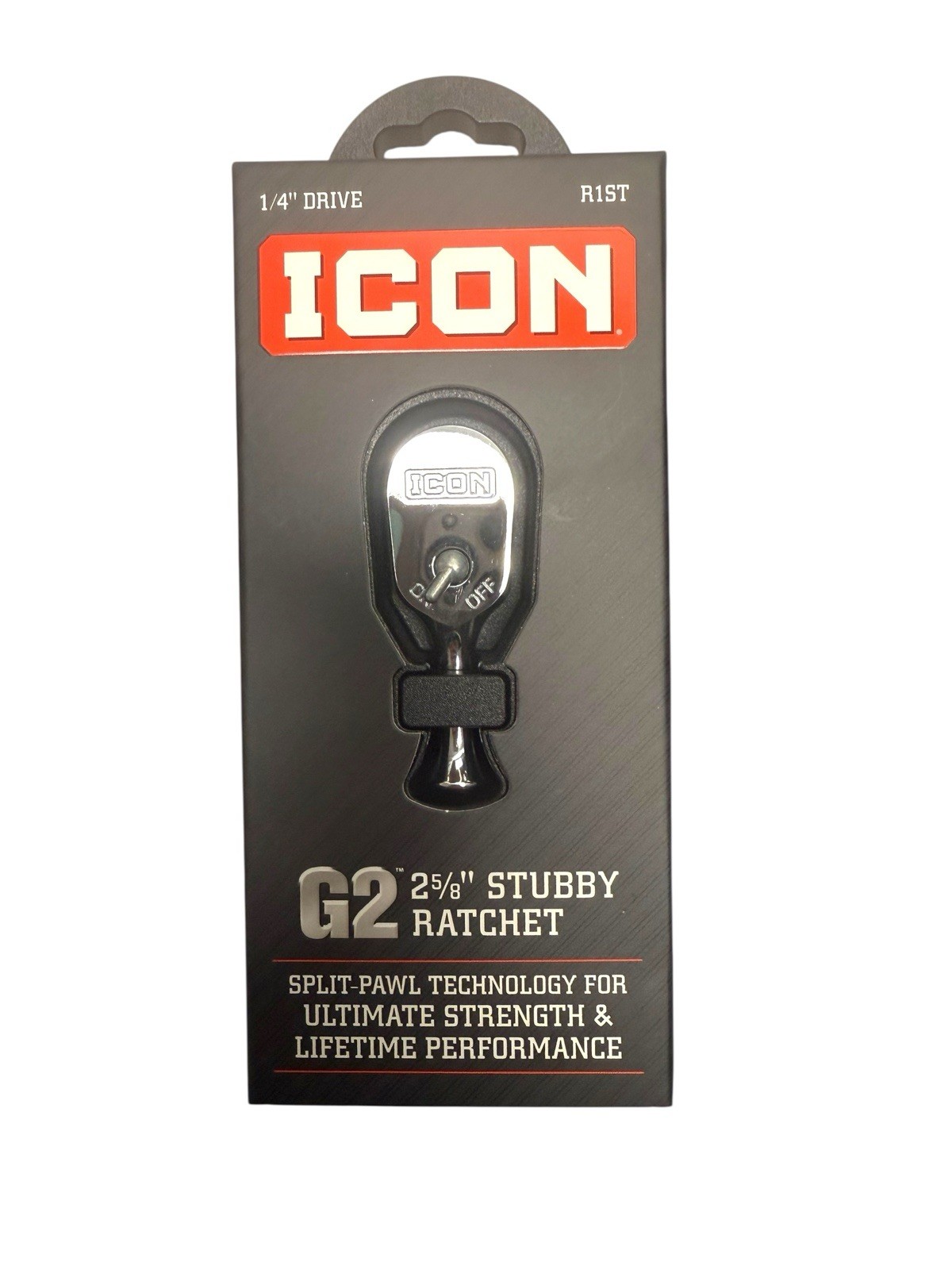 BRAND NEW ITEM ICON G2 1/4 in. Drive, 2-5/8 in. Stubby Ratchet 70449