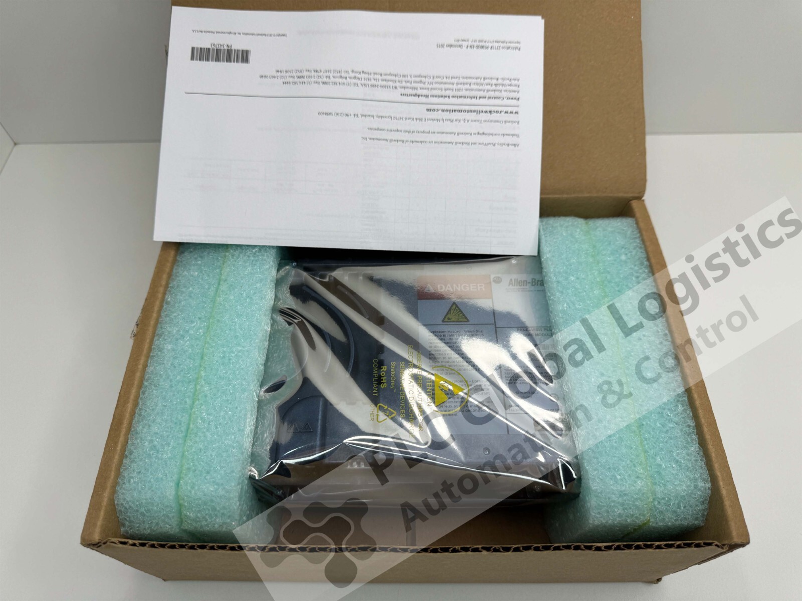 Surplus Open Allen Bradley 2711P-RP8D /B PanelView Plus 6 Logic Module 512MB DC