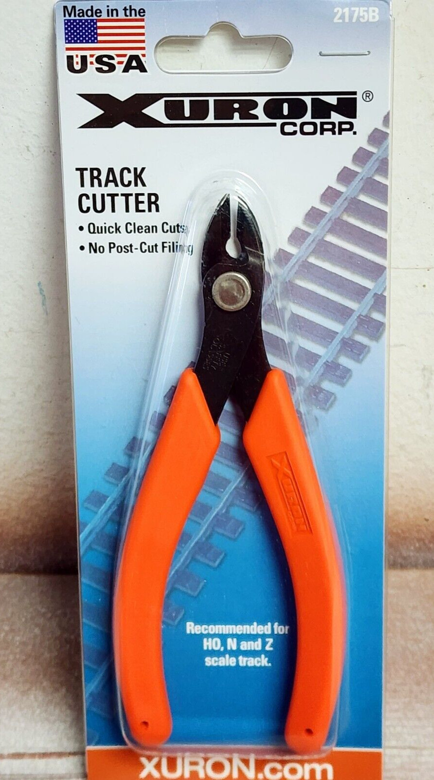 Xuron Corp 90028 2175B - HO - N - Z Scale Rail Track Cutter Model Railroad