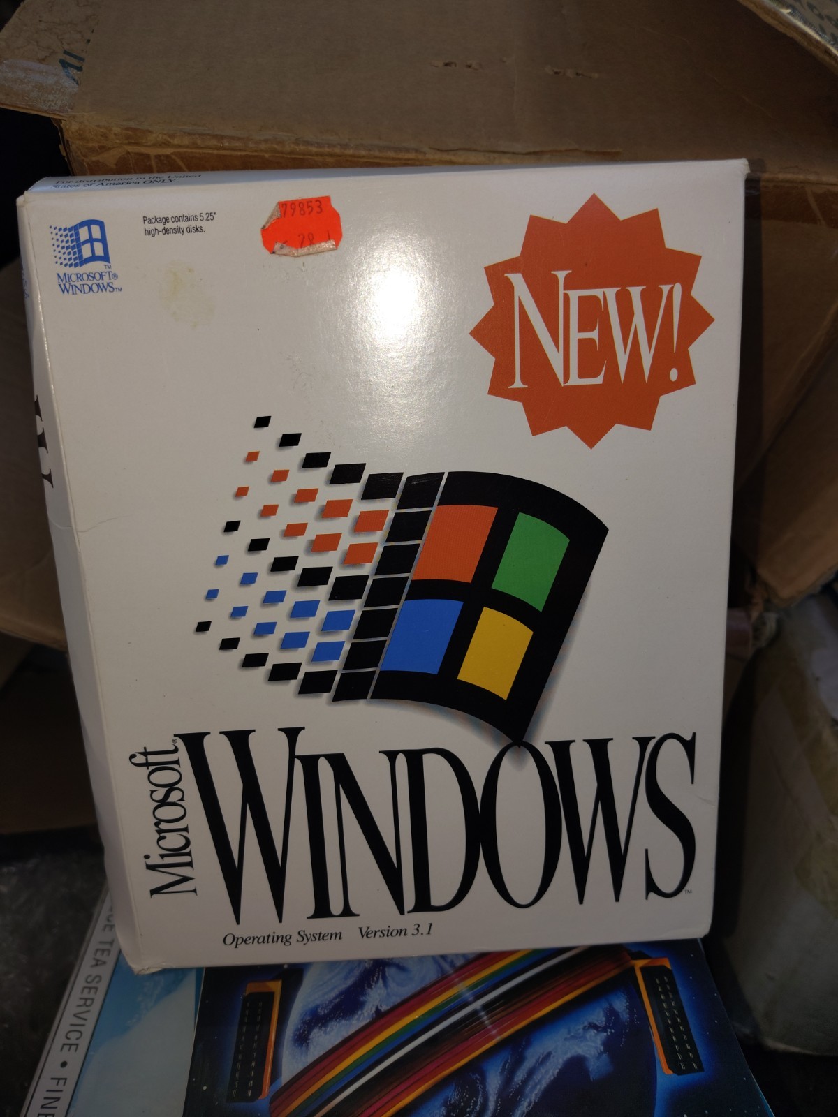 Microsoft Windows 3.1 On 6 3.5" Floppy Disks With User's Guide Manual OPEN BOX