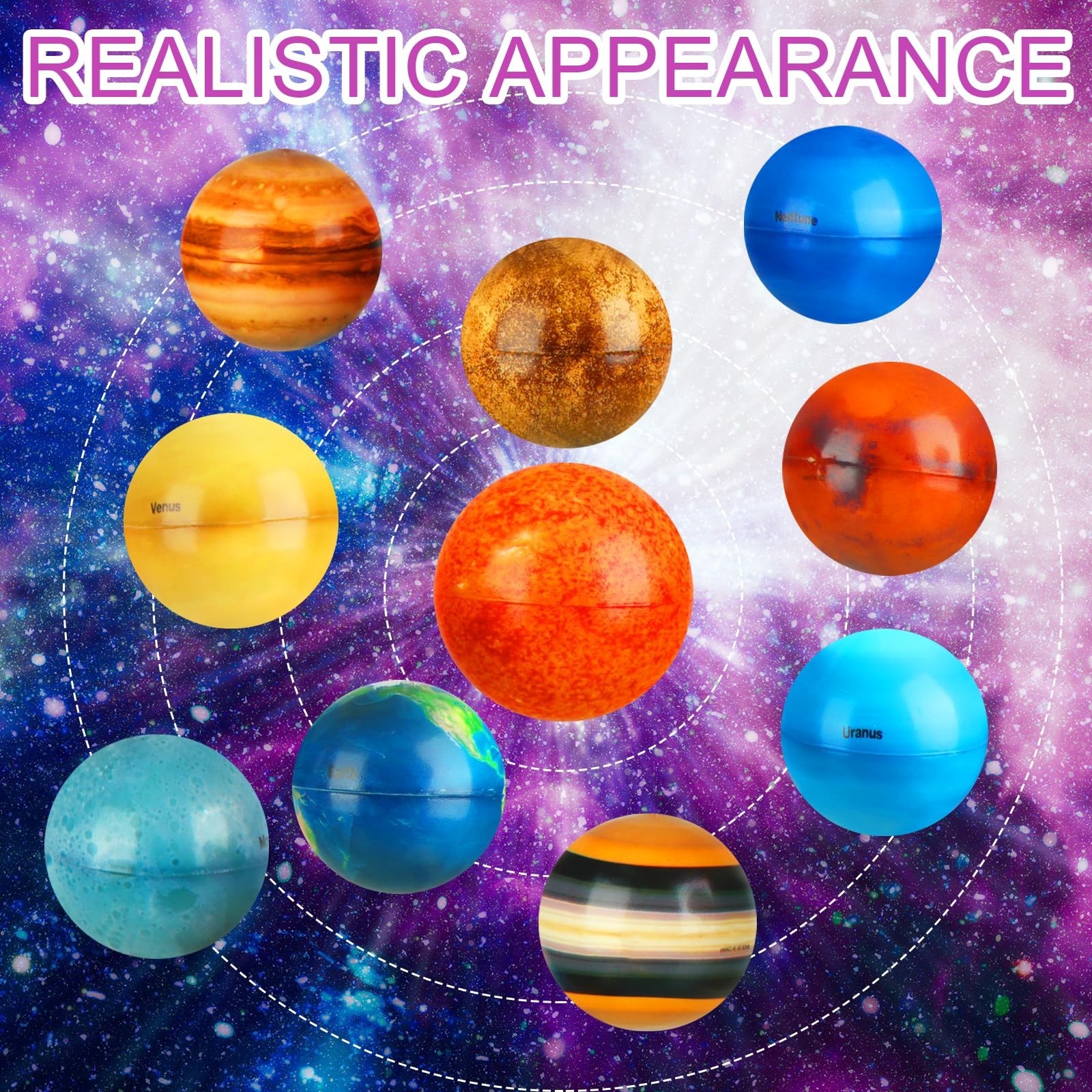 Hollowfly 3D Solar System Mobile Hanging Planets Solar System Decor Education...