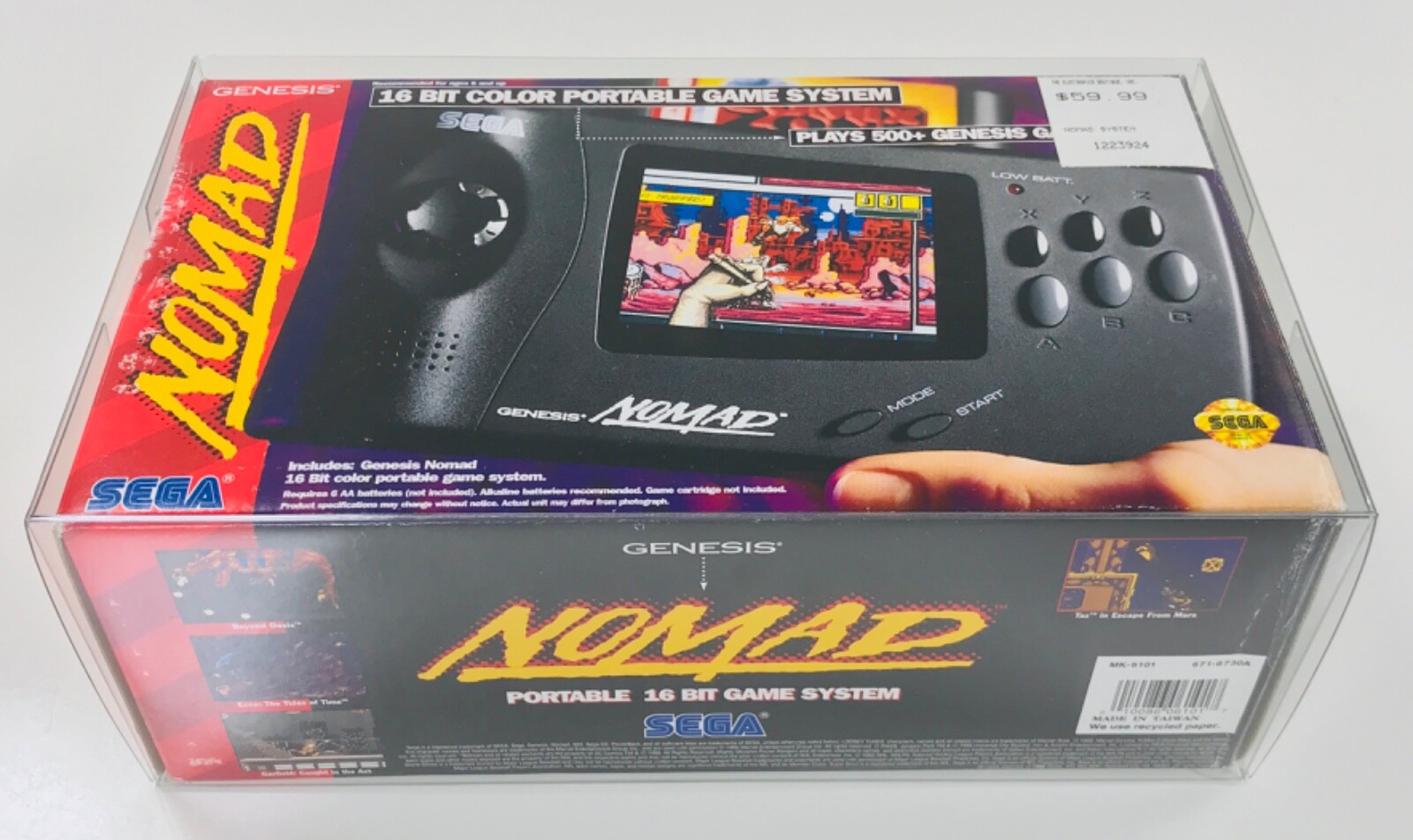 1 Box Protector for SEGA NOMAD Console Boxes! Custom Made Clear Display Case
