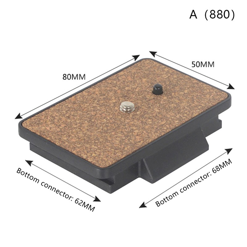 Camera Plate Quick Release Plate Universal Tripod Plate Monopod Mount Adapter