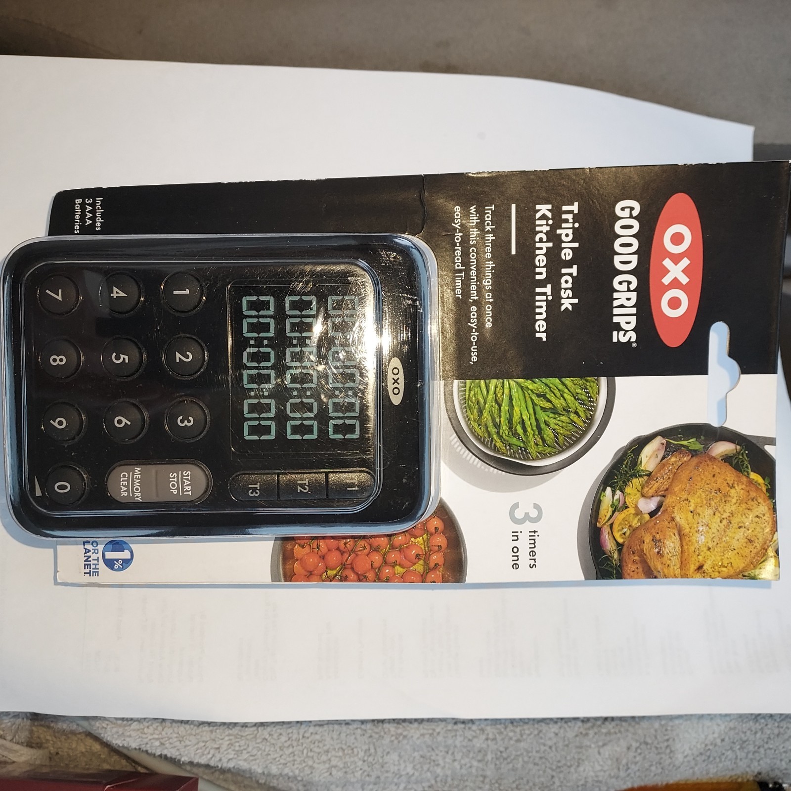 OXO Triple Task Digital Kitchen Timer 11303700