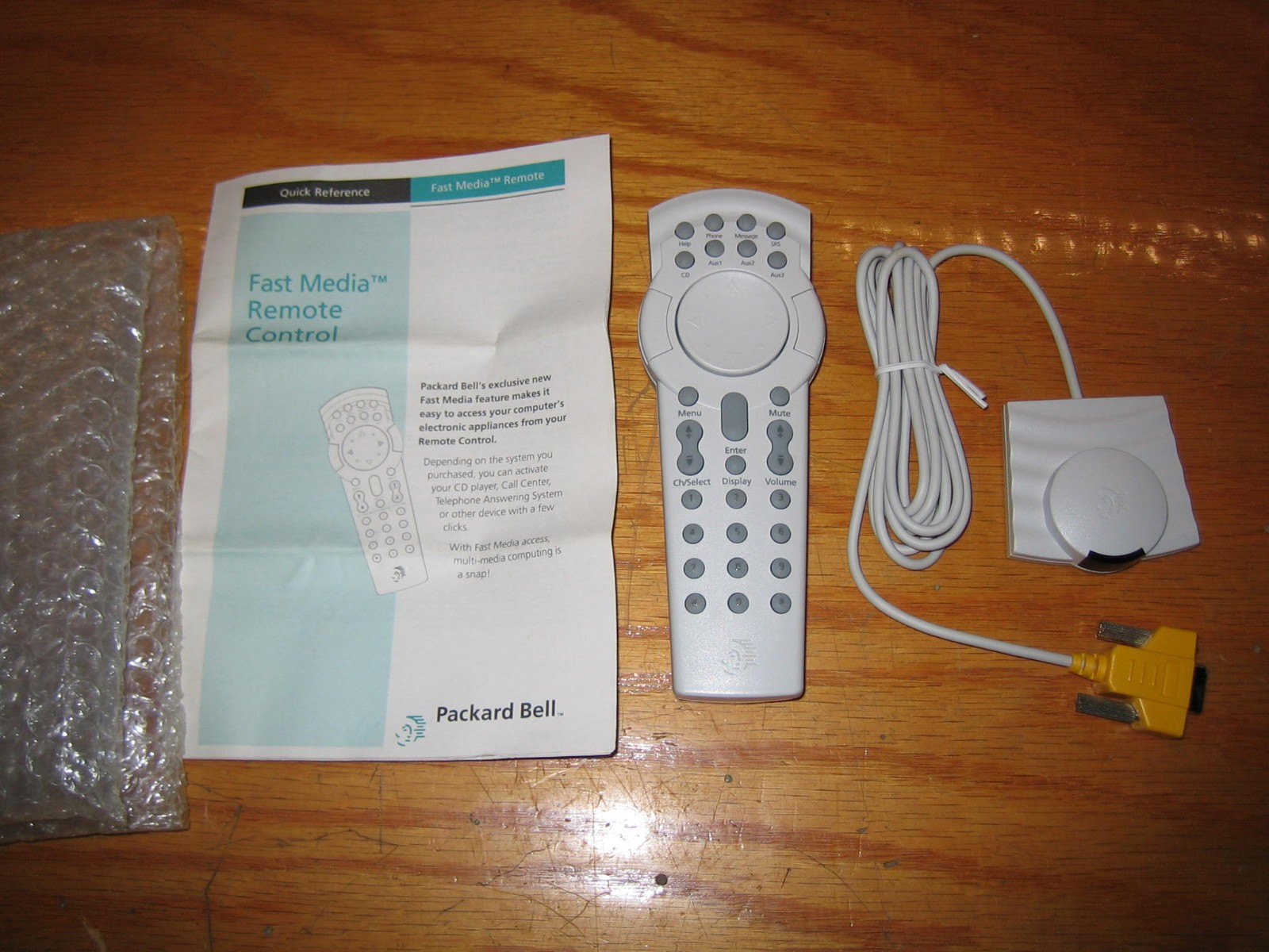 Packard Bell BPCS# 146541 Fast Media Remote Control and Receiver New Open Box