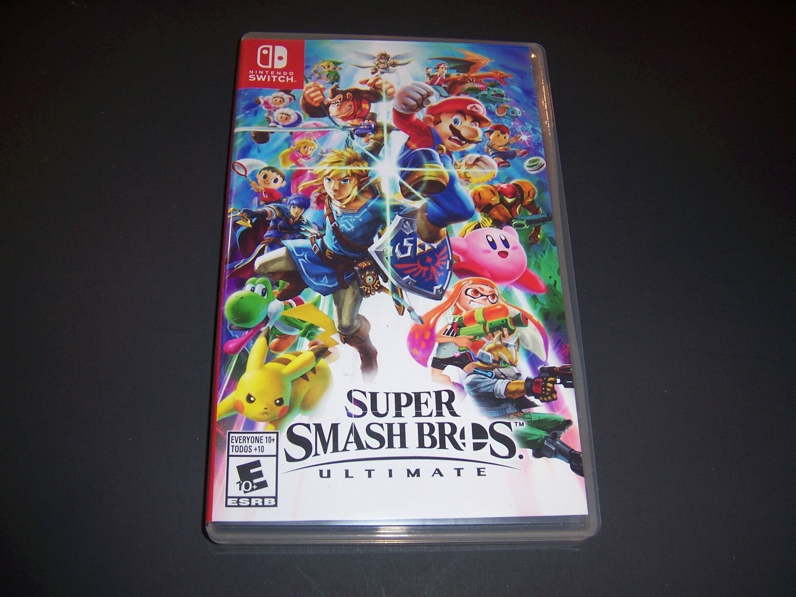 Replacement Case ONLY Super Smash Bros. Ultimate Nintendo Switch Box UAE Version
