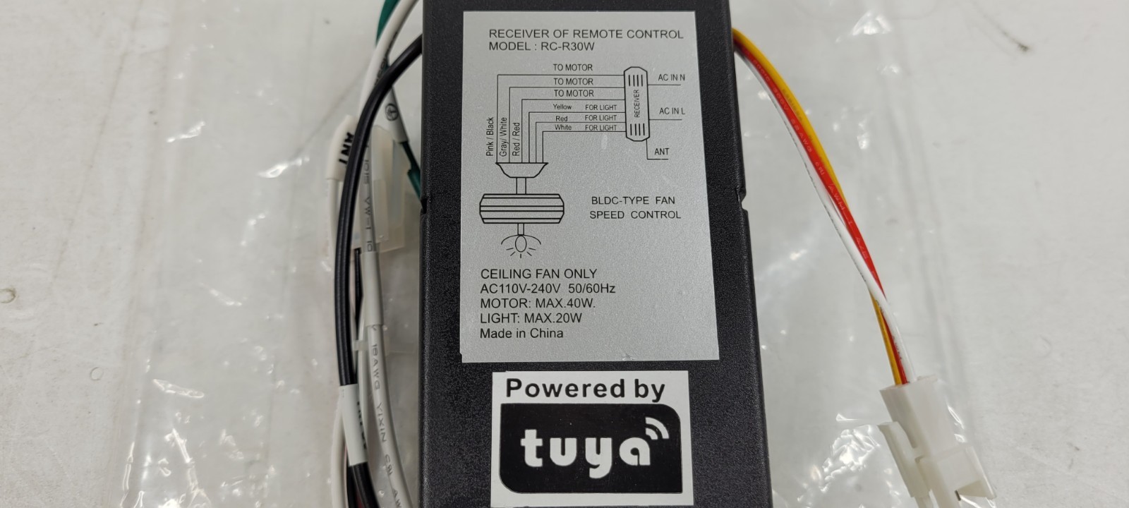 Sofucor Universal Ceiling Fan Remote Control Kit Replacement Tuya Smart Home App