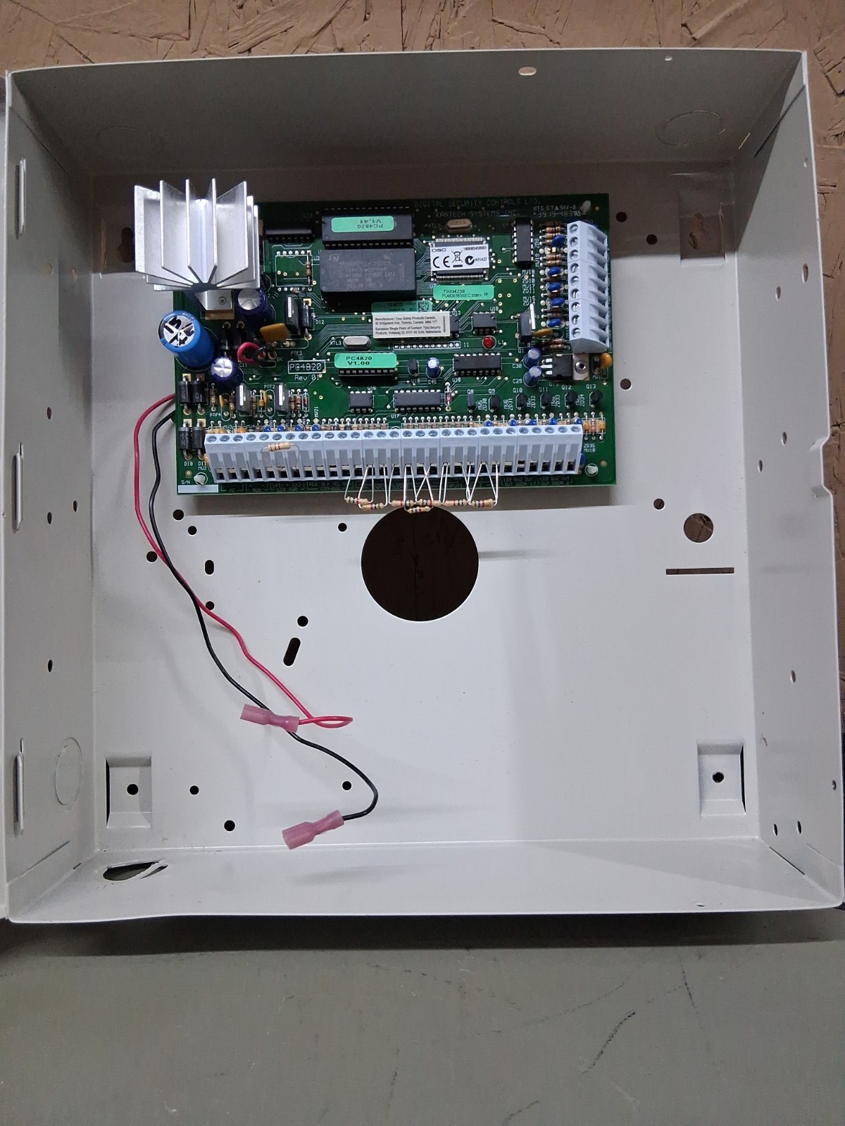 DSC MAXSYS PC4820 v 1.41 Data Interface Module Panel