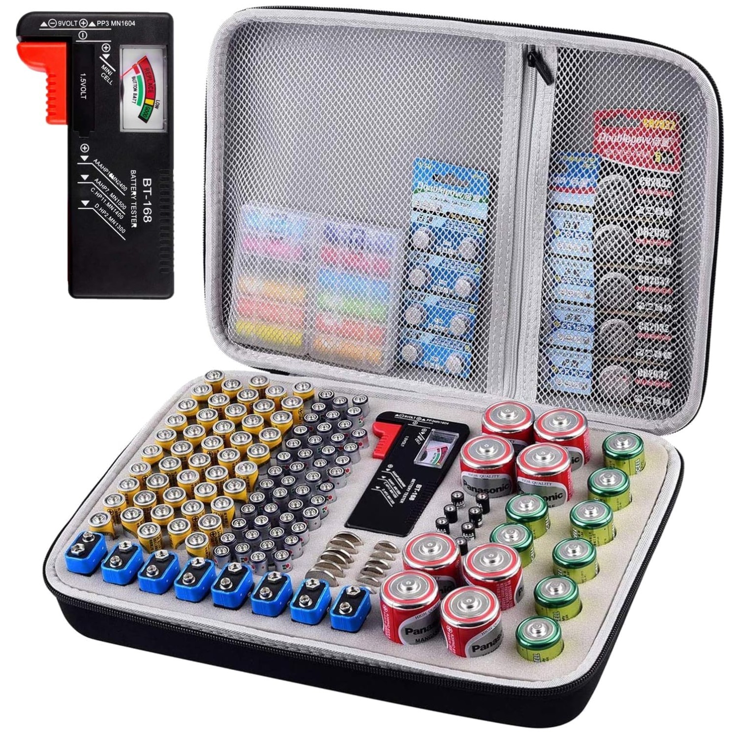 Universal Battery Storage Case - Holds 225 Batteries