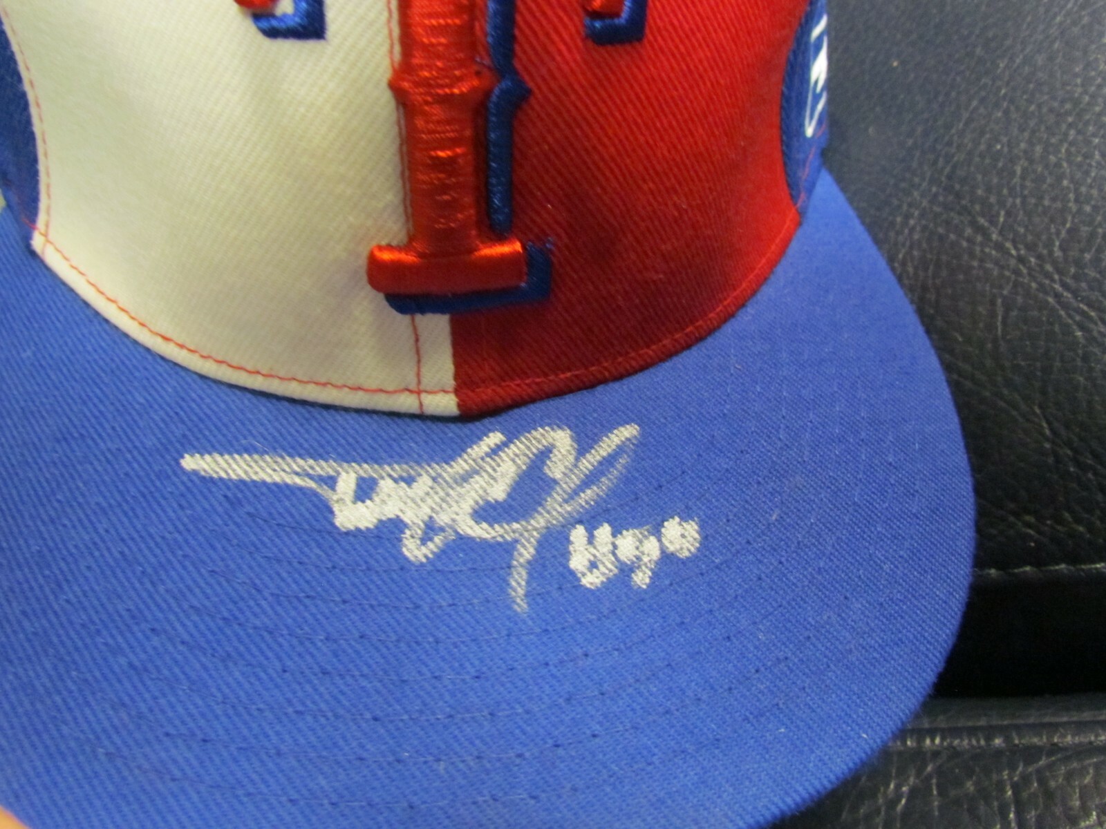 Frank Francisco Autographed Baseball Hat Cap Texas