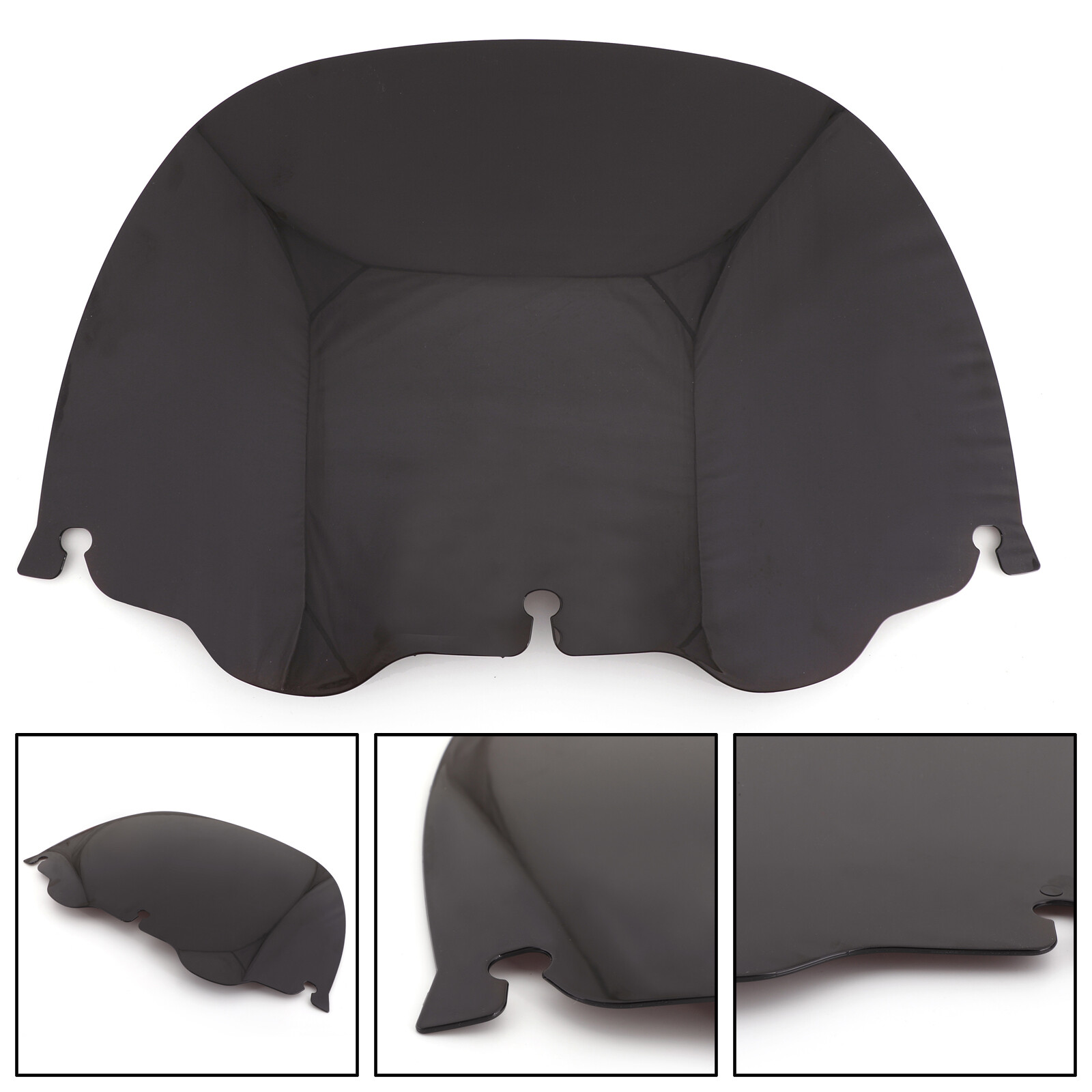 13" Windshield For Harley Touring Street Glide Ultra Classic Trike 1996-2013 New