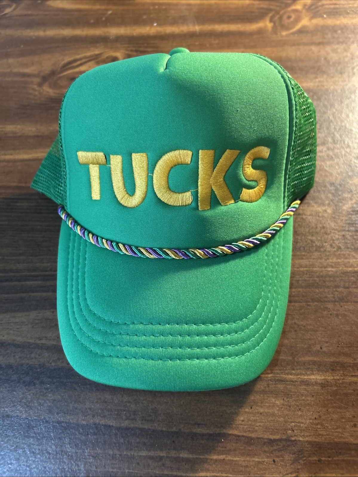 2026 Mardi Gras Krewe of Tucks Trucker Hat Brand New