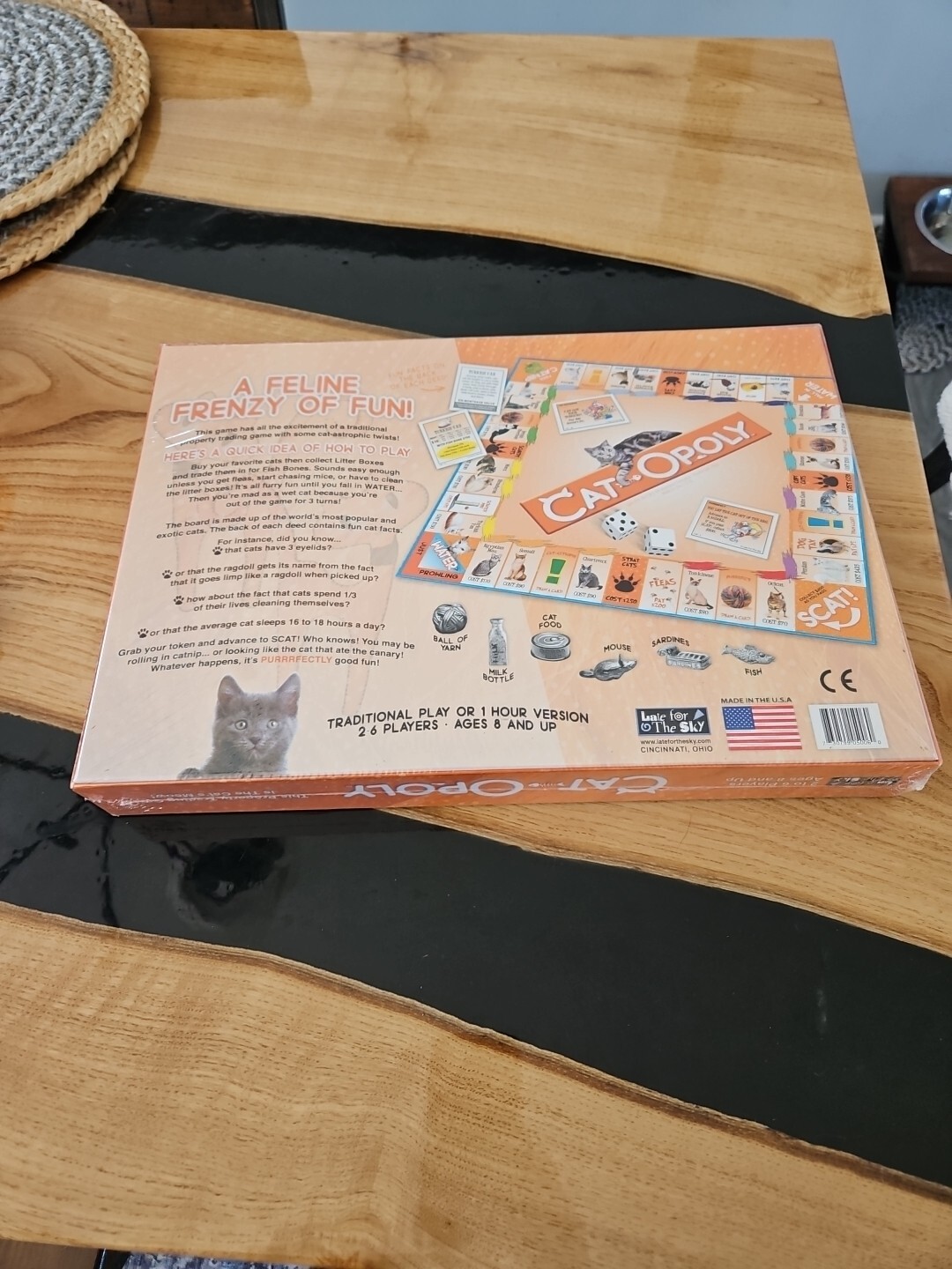 SEALED Cat-Opoly Property Trading game