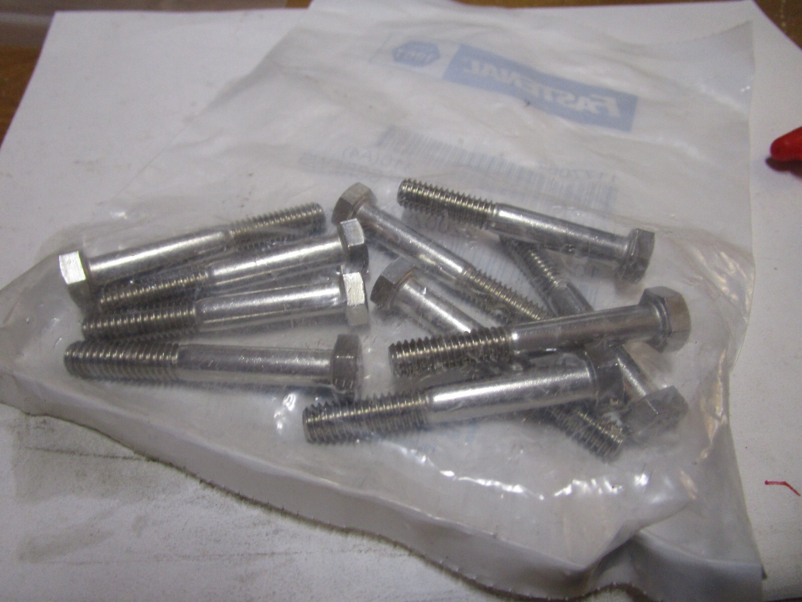 5/16"-18 x 2-1/4" ASTM F593 316 Stainless Steel Hex Cap Screw QTY 10