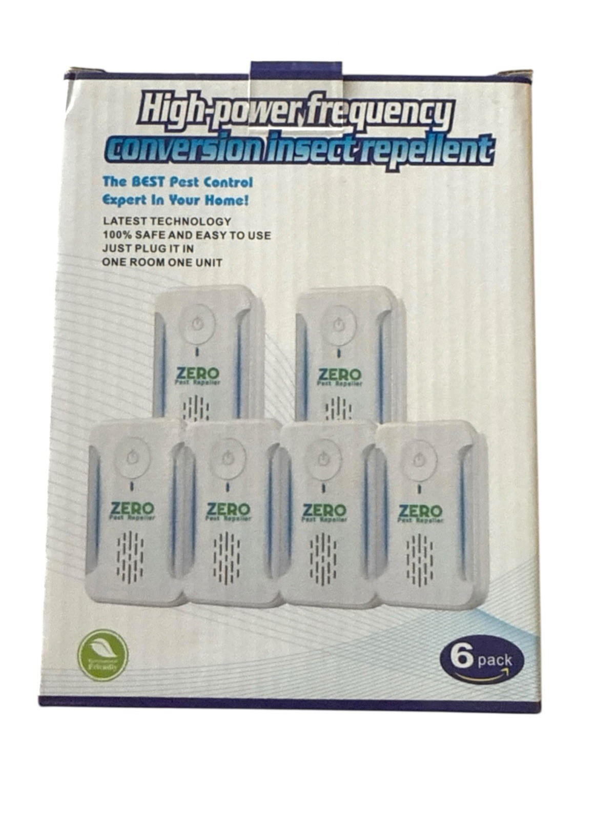 High-Potency Frequency conversion insect repellent 6pk