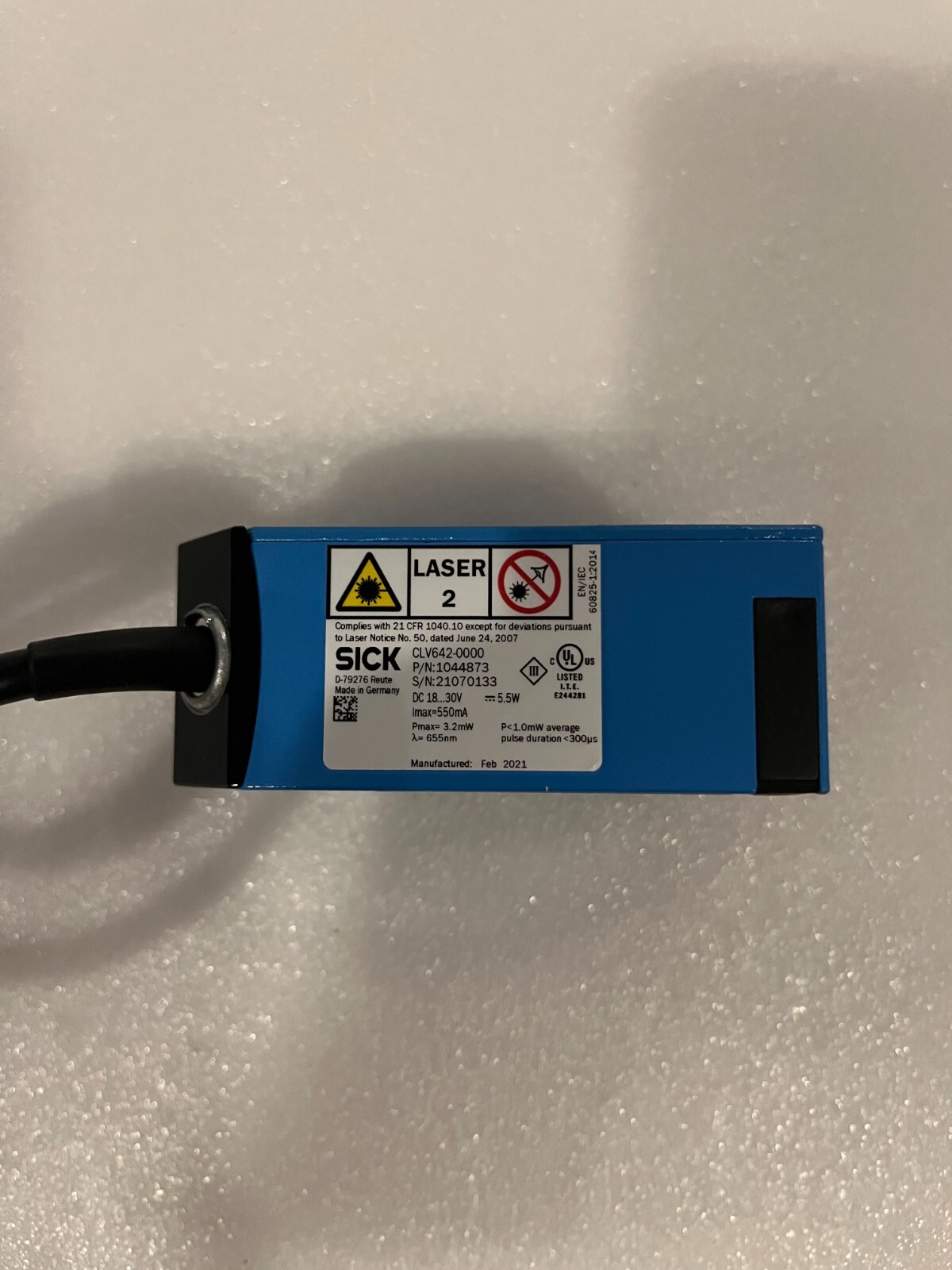 Fixed mount barcode scanners: CLV642-0000