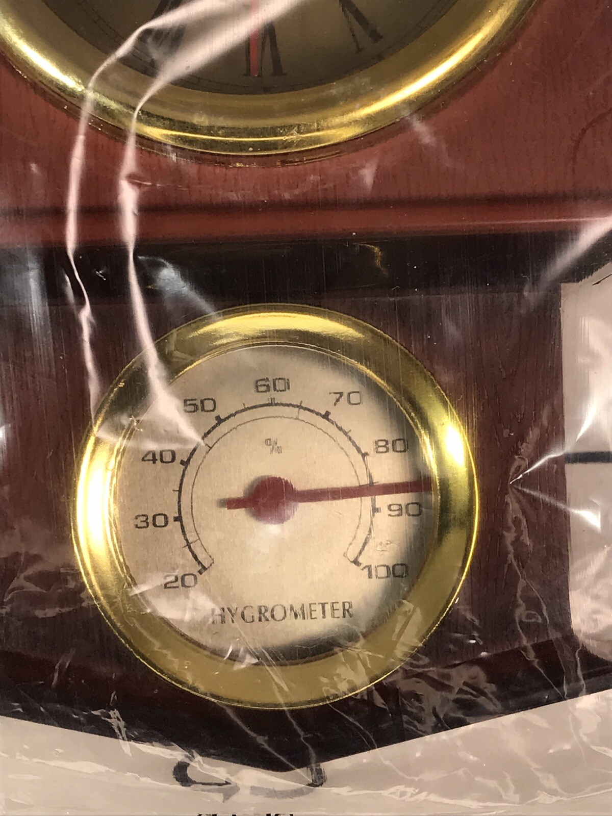 Wall Clock Thermometer Hygrometer Germany NOB