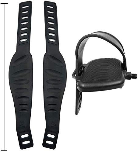 A Pair Exercise Bike Pedal Straps and Widened Straps for Exercise Bike Bicycle