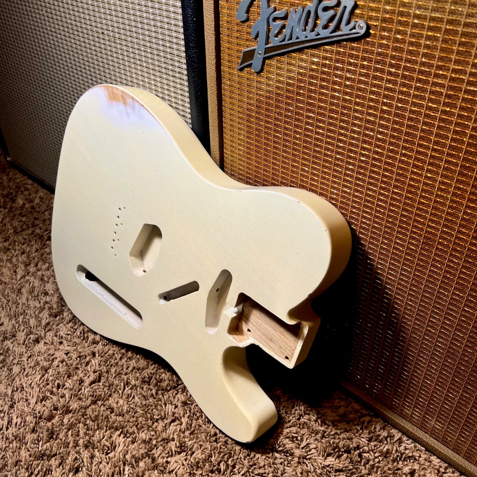 Relic Fender Telecaster Body Ash Aged Blonde Nitro PREMIUM 4lb!! 😍