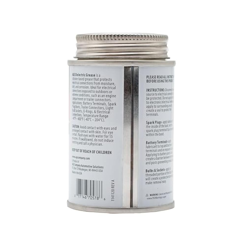Dielectric Grease - For Electrical Connectors, Brush Top Can, 4oz
