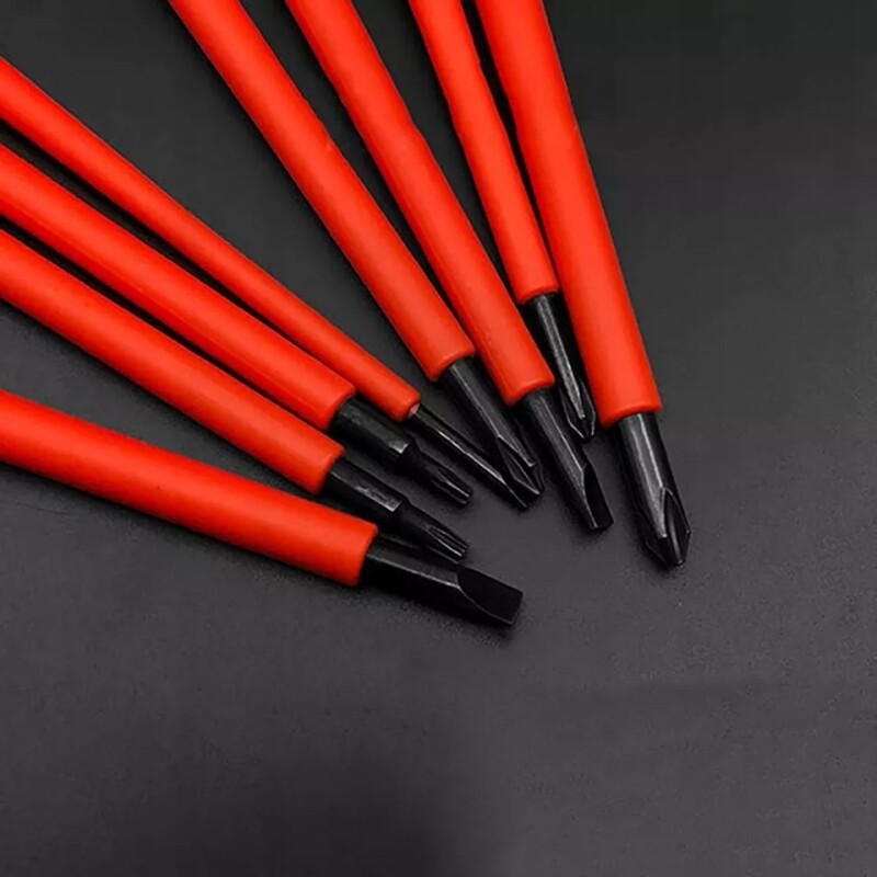 Insulated Screwdriver Set Magnetic Torx & Phillips Tips Electrician Repair Tool