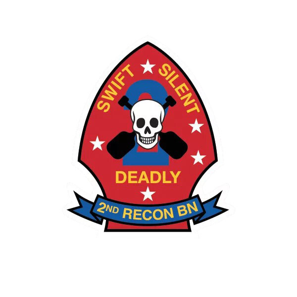 2nd Recon Battalion V2 Sticker Decal