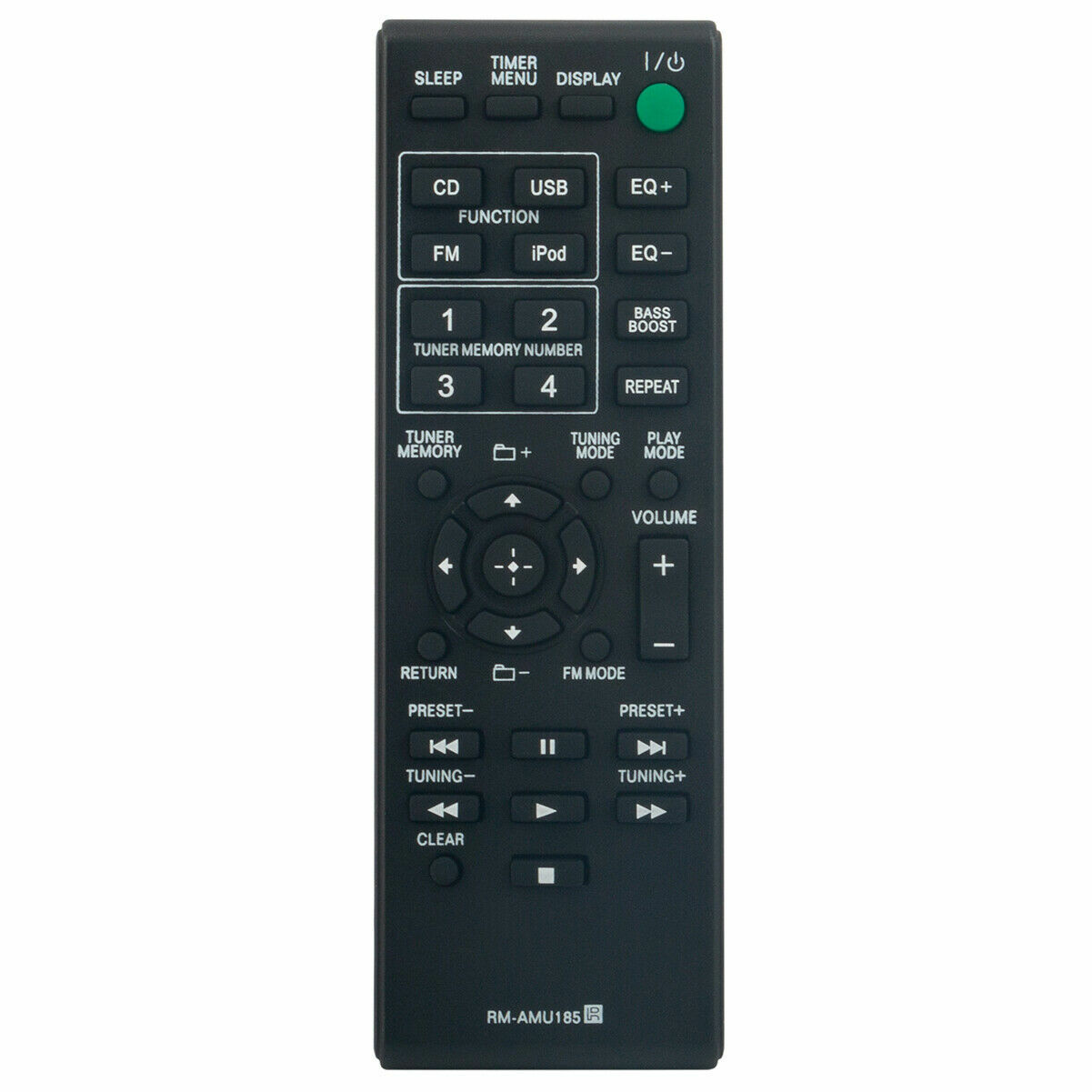 Replace Remote RM-AMU185 Fit for Sony Home Audio System MHC-EC619iP MHCEC619iP