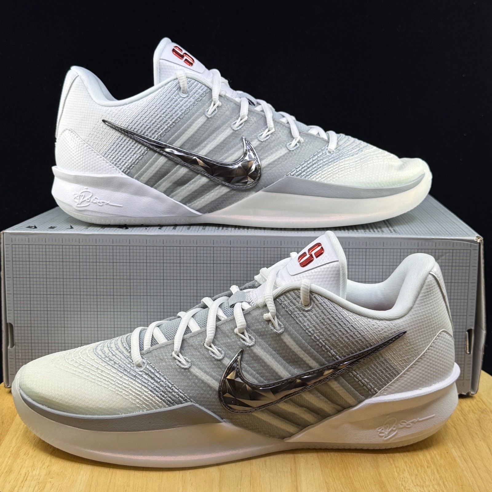 NEW Nike Sabrina 3 EP Me vs Me White Metallic Grey NBY IQ5085-102 Sz 11.5W/ 10M
