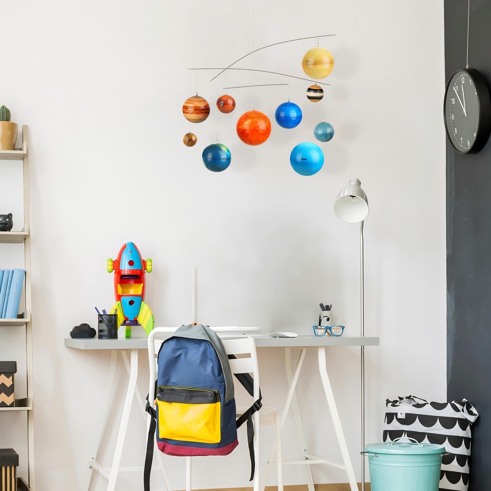 Hollowfly 3D Solar System Mobile Hanging Planets Solar System Decor Education...