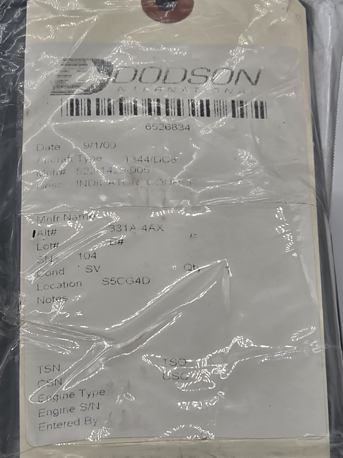Collins Course Indicator 331A-4AX 1344 DC8